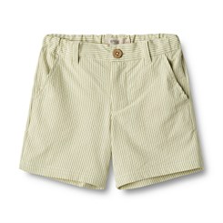Wheat shorts Elvig - Green stripe